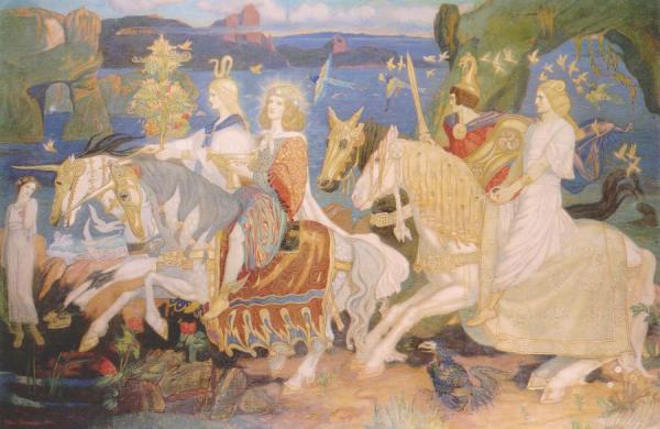 The Riders Of The Sidhe by John Mckirdy Duncan