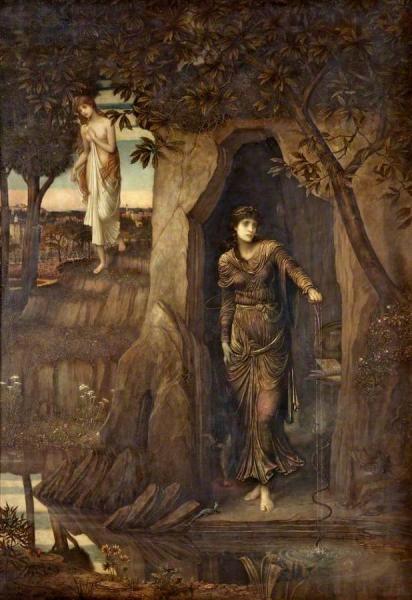 John Melhuish Strudwick Circe And Scylla
