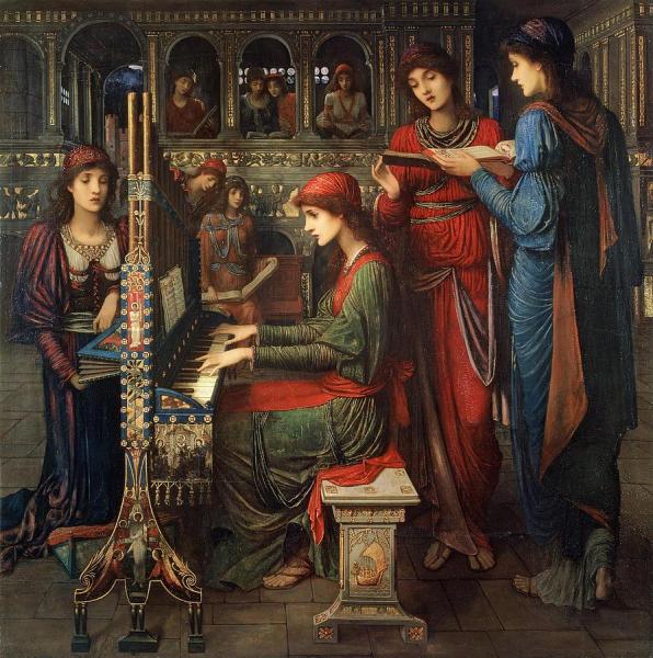 John Melhuish Strudwick Evensong, St. Cecilia