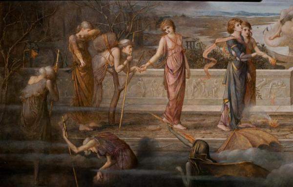 Passing Days,1878 by John Melhuish Strudwick
