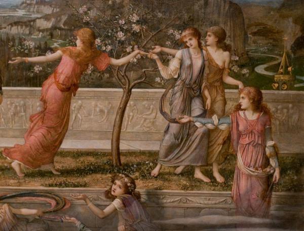 Passing Days,1878 by John Melhuish Strudwick