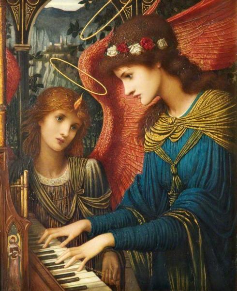 John Melhuish Strudwick Saint Cecilia