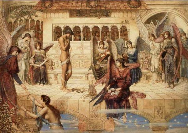 The Ramparts Of God's House by John Melhuish Strudwick