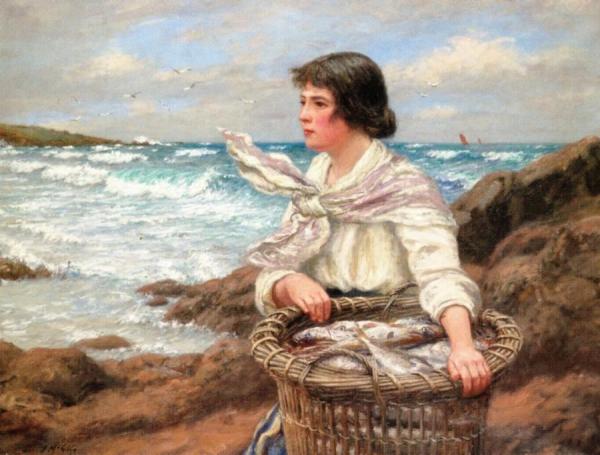 Fisher Girl by John N. Mcghie