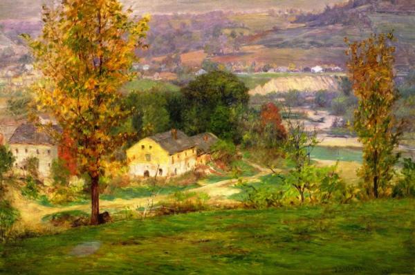 In The Whitewater Valley by John Ottis Adams