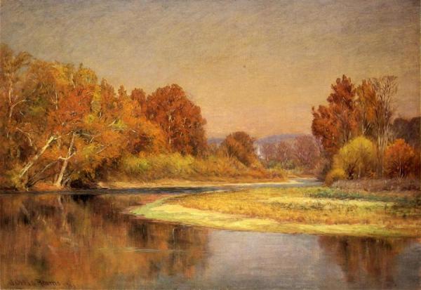 Sycamores On The Whitewater by John Ottis Adams