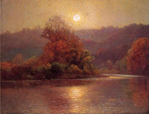 The Closing Of An Autumn Day by John Ottis Adams