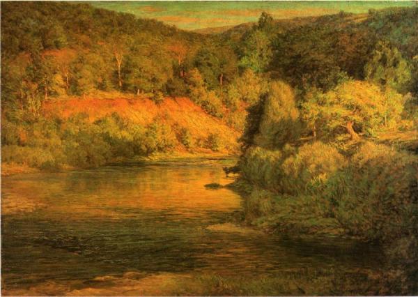 The Ebb Of Day by John Ottis Adams