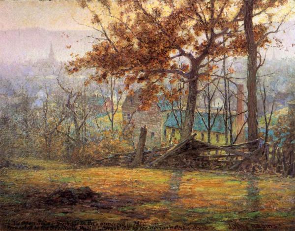 The Old Mills Of Brookville by John Ottis Adams