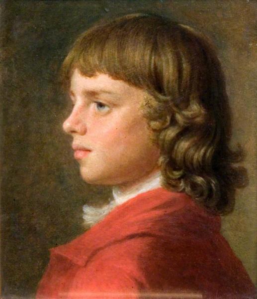 Portrait Of A Boy In A Red Coat by John Russell Oil Painting Reproductions