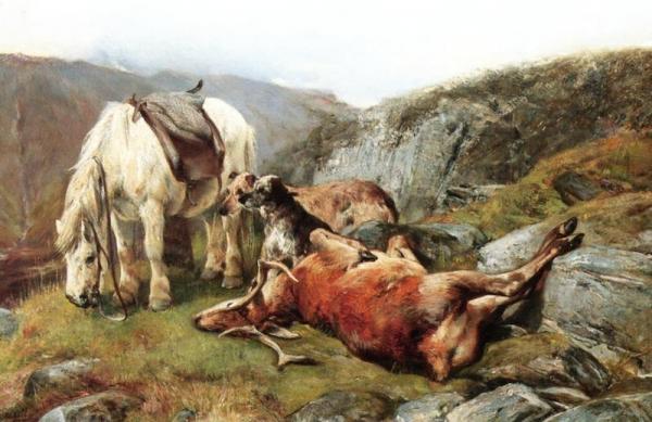 Deer Stalking by John Sargent Noble Oil Painting Reproductions