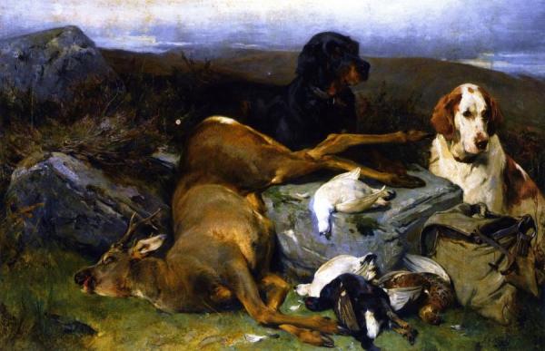 Garding The Day's Bag by John Sargent Noble