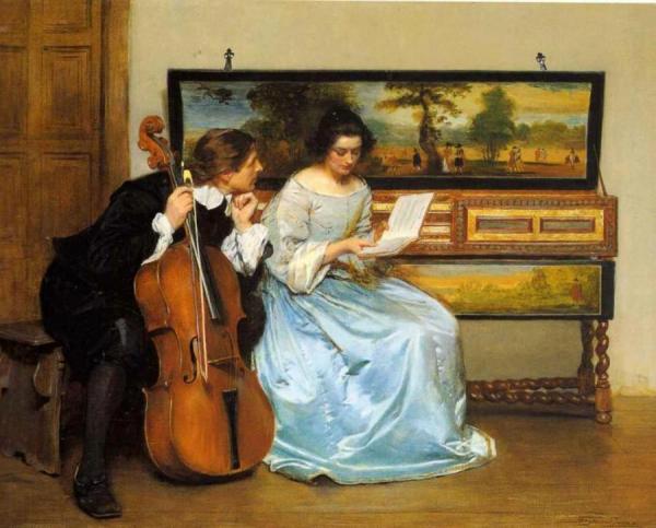 The Interval by John Seymour Lucas