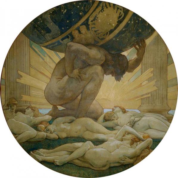 Atlas And The Hesperides by John Singer Sargent