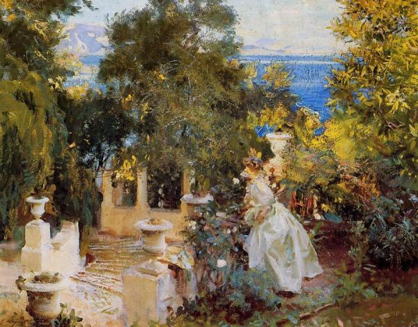 A Garden In Corfu by John Singer Sargent