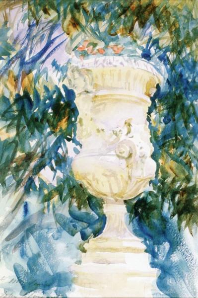A Garden Vase by John Singer Sargent