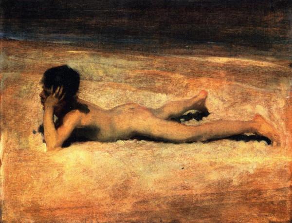 A Nude Boy On A Beach by John Singer Sargent Oil Painting Reproductions