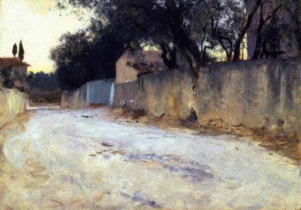 A Road In The South by John Singer Sargent
