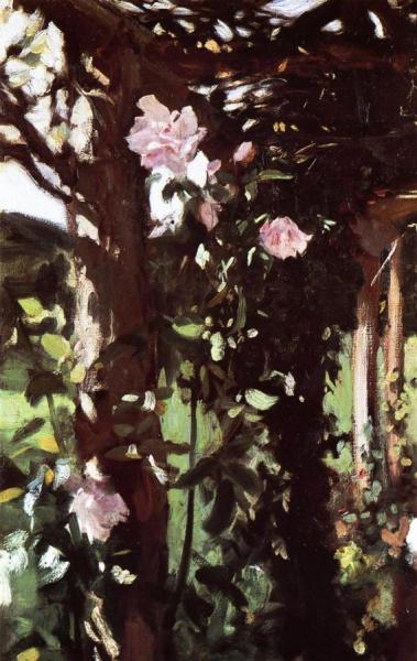 A Rose Trellis by John Singer Sargent