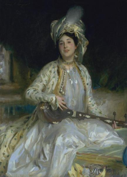 Almina, Daughter Of Asher Wertheimer by John Singer Sargent