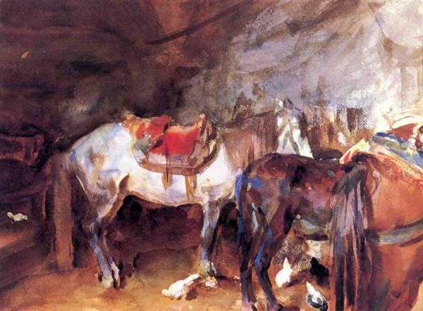 Arab Stable by John Singer Sargent