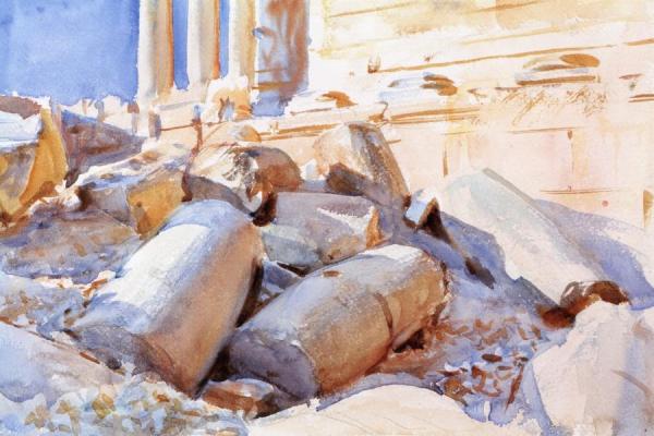 Baalbak by John Singer Sargent