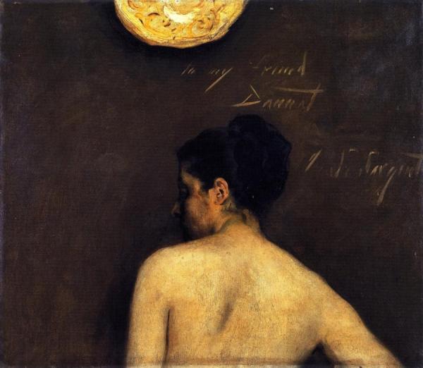 Back View Of A Nude Model by John Singer Sargent