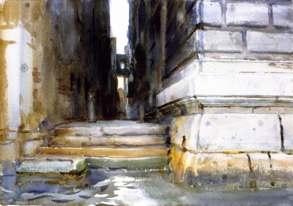 Base Of A Palace by John Singer Sargent