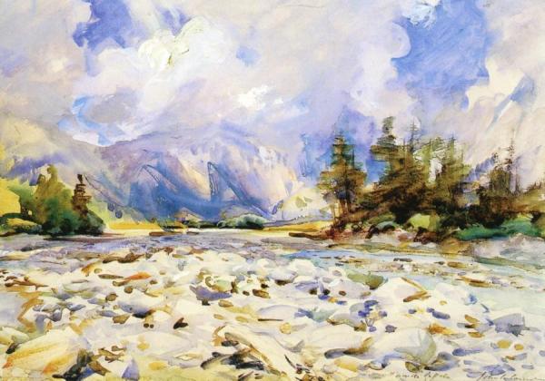 Bed Of The Dora, Purtud by John Singer Sargent