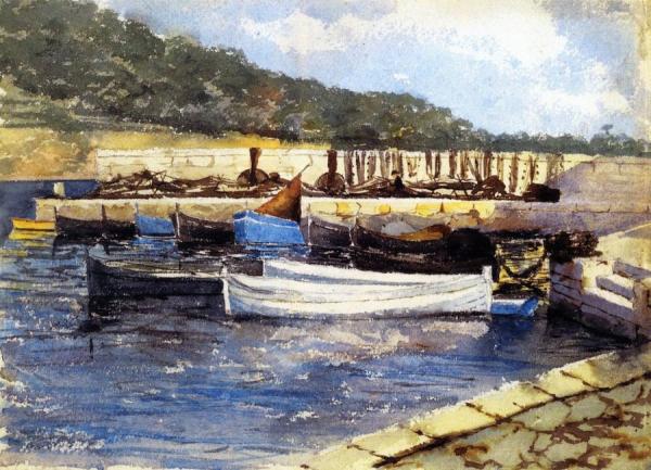 Boats I by John Singer Sargent Oil Painting Reproductions