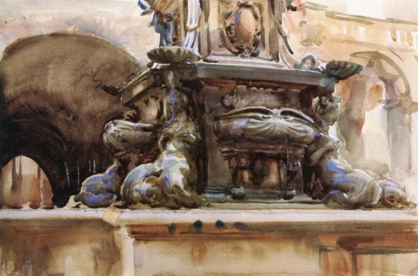 Bologna Fountain by John Singer Sargent Oil Painting Reproductions