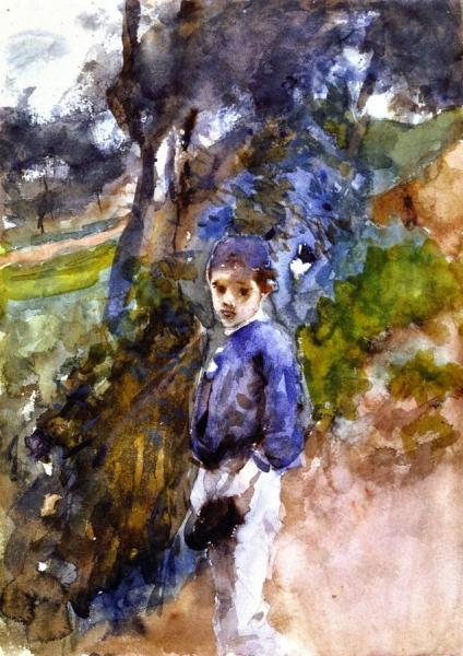 Boy With A Beret, Nice by John Singer Sargent Oil Painting Reproductions
