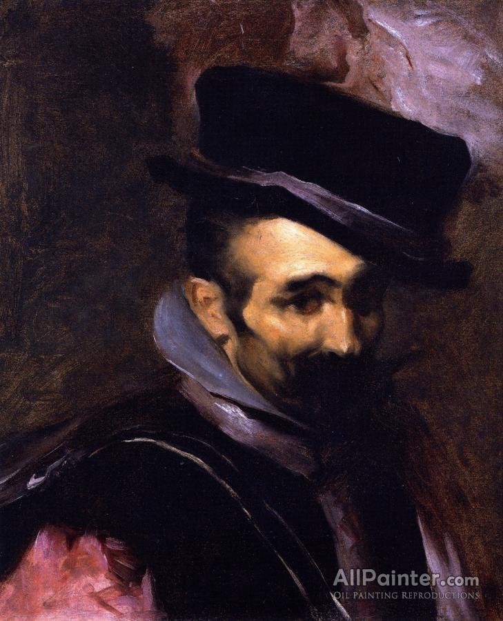 John Singer Sargent Buffoon Don Juan De Austria (after Velazquez) Oil