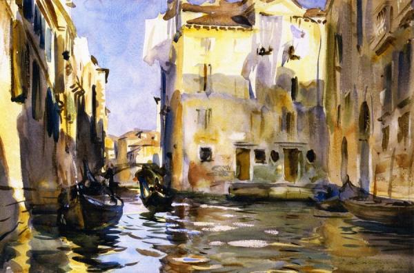 Campiello Di Santa Marina by John Singer Sargent