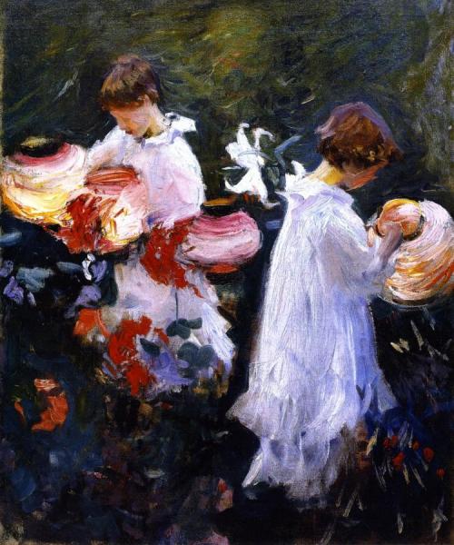 Carnation, Lily, Lily, Rose (study) by John Singer Sargent