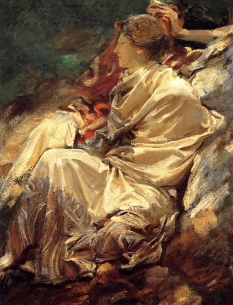 Cashmere Shawl by John Singer Sargent Oil Painting Reproductions