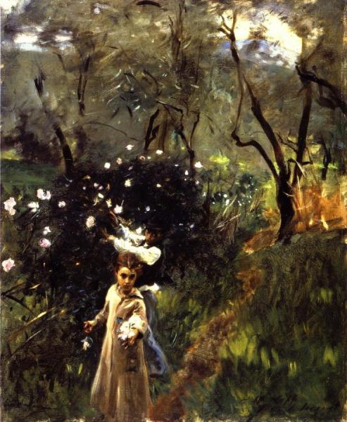 Children Picking Flowers by John Singer Sargent
