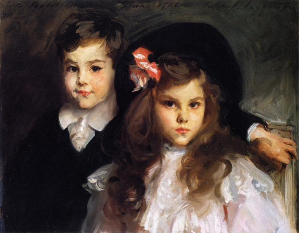 Conrad And Reine Ormand by John Singer Sargent