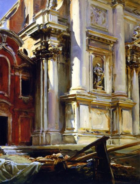 Corner Of The Church Of San Stae, Venice by John Singer Sargent Oil Painting Reproductions