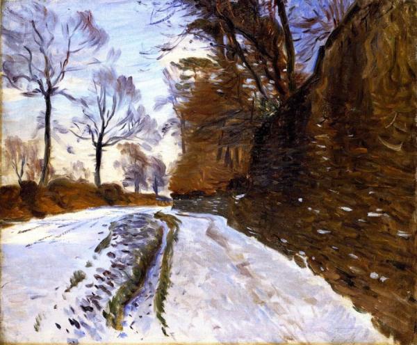 Country Road In Winter by John Singer Sargent Oil Painting Reproductions
