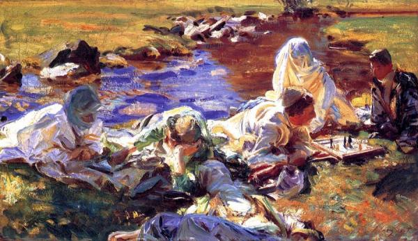 Dolce Far Niente by John Singer Sargent