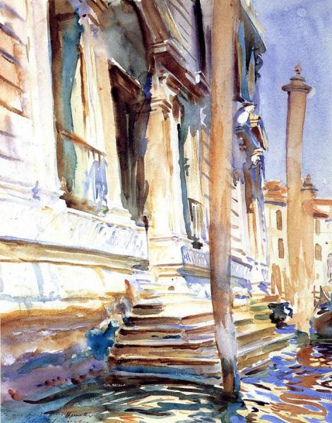Doorway Of A Venetian Palace by John Singer Sargent
