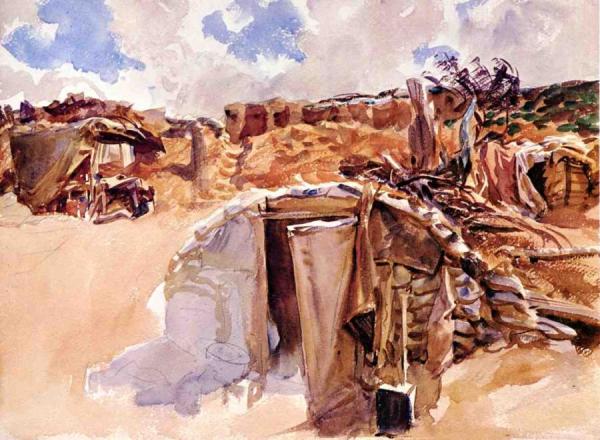 Dugout by John Singer Sargent