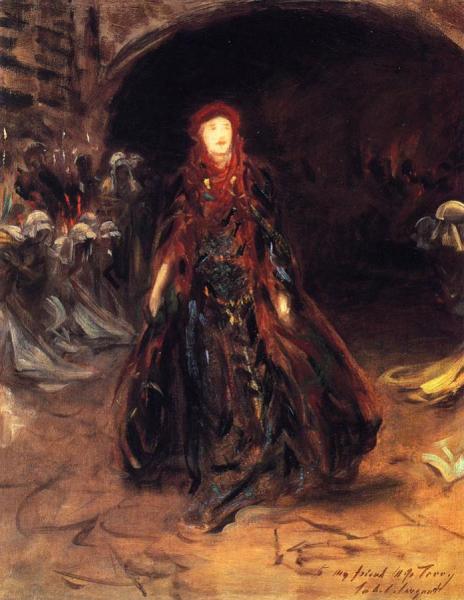 Ellen Terry As Lady Macbeth (sketch) by John Singer Sargent Oil Painting Reproductions