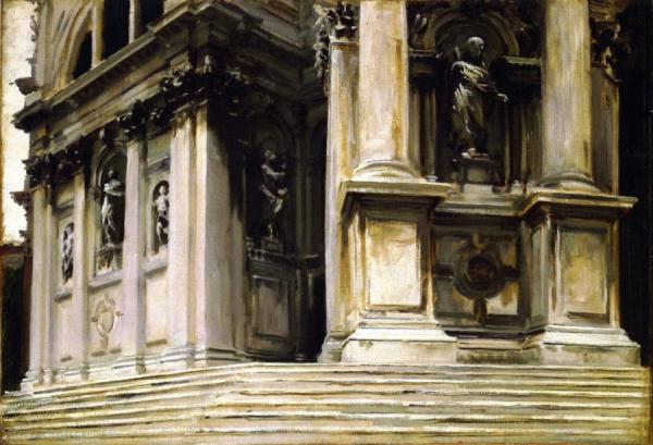 Entrance To Santa Maria Della Salute by John Singer Sargent
