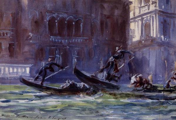 Festa Della Regatta by John Singer Sargent Oil Painting Reproductions