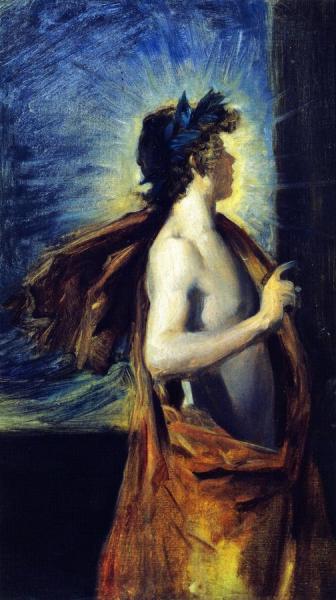 Figure Of Apollo From 'the Forge Of Vulcan' (after Velazquez) by John Singer Sargent