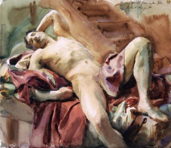Figure Study by John Singer Sargent