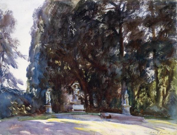 Florence: Boboli Gardens by John Singer Sargent