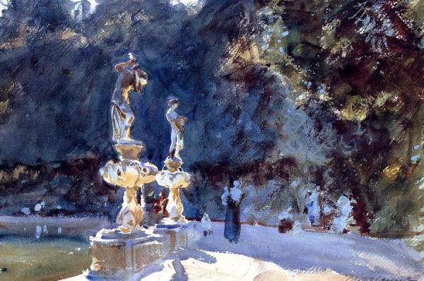 Florence: Fountain, Boboli Gardens by John Singer Sargent